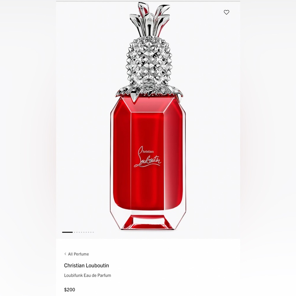 Authentic Christian Louboutin LOUBIFUNK 1.7  Fragrance All most full